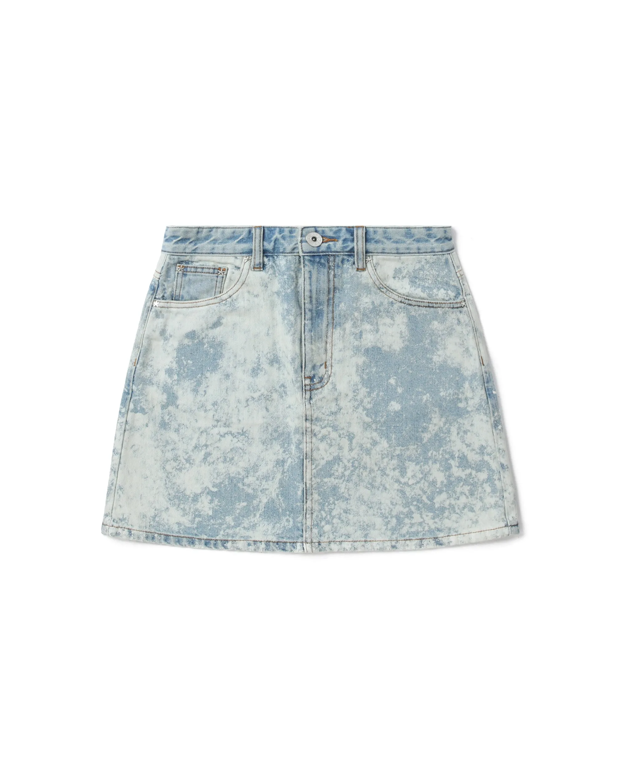 Denim mini skirt