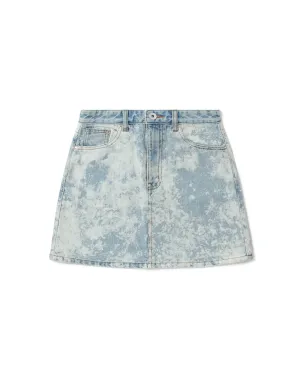 Denim mini skirt
