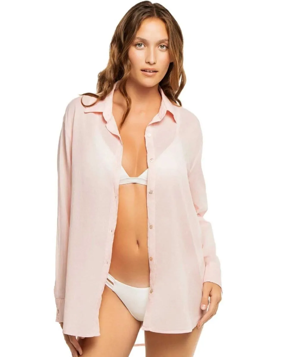 Destination Candy Oversized Shirt Gold