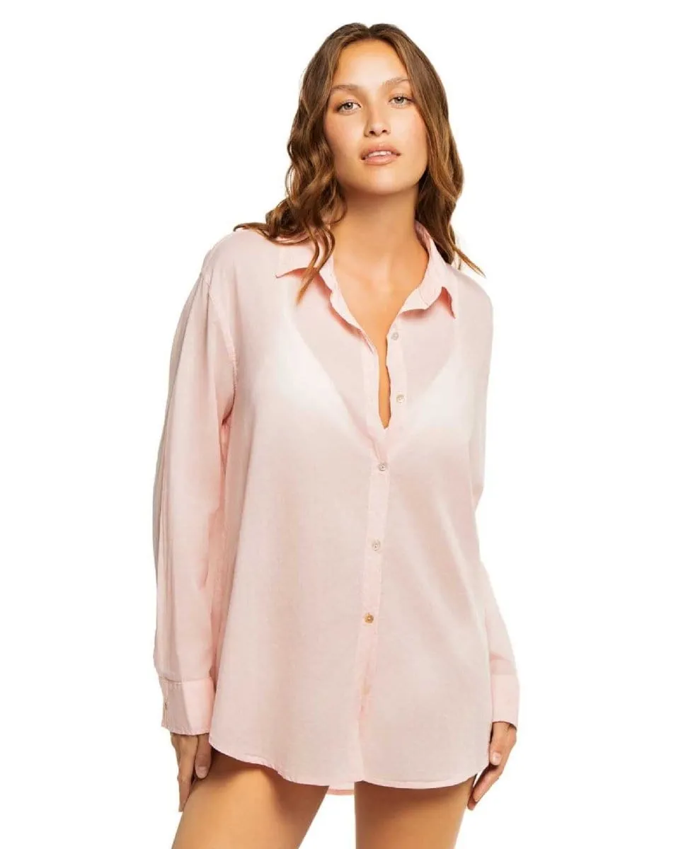 Destination Candy Oversized Shirt Gold