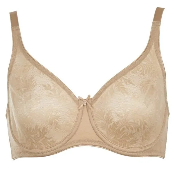 Dominique Women's Lila Everyday Lace Minimizer Bra (32B-44G) #7001 - Nude - 44B