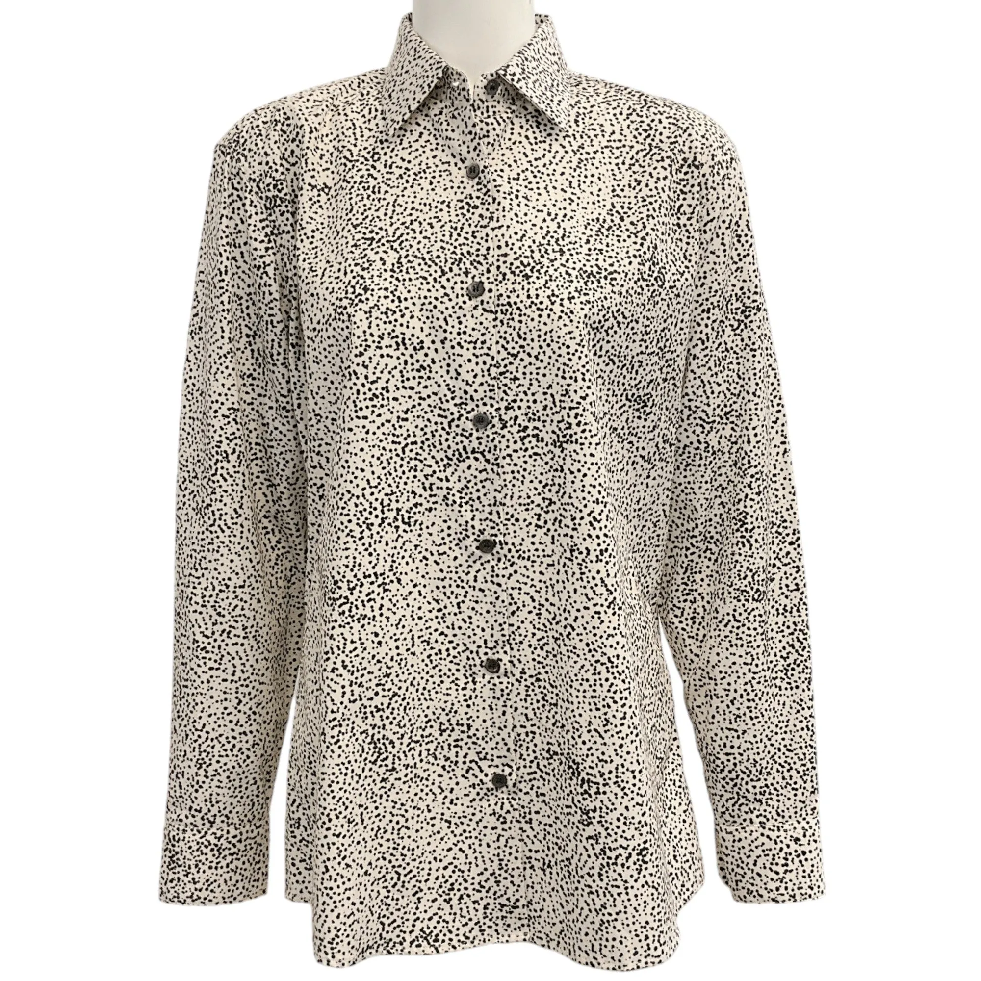 Dries van Noten Ecru / Black Clavelly Blouse