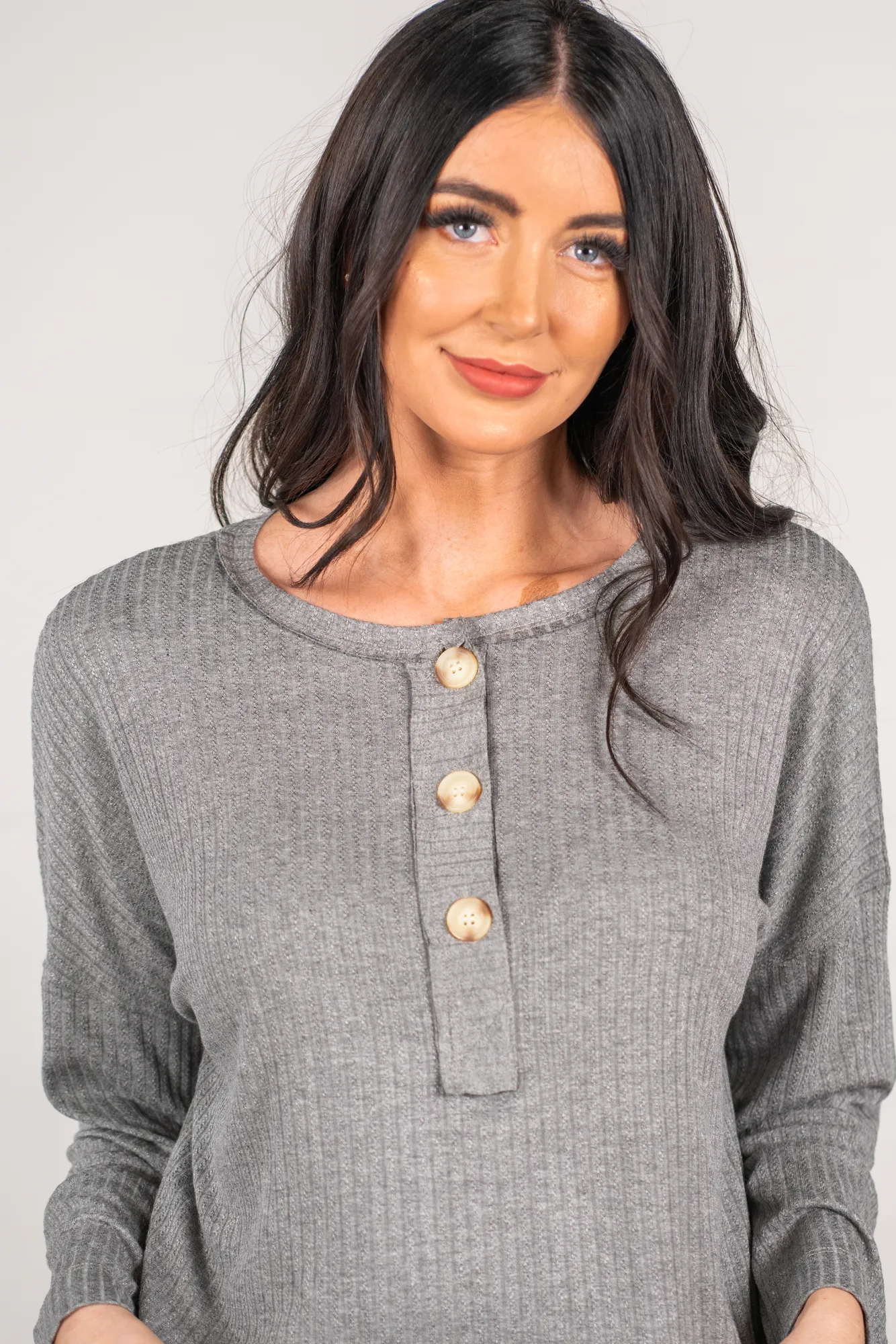 Drop Sleeve Button Up | Top