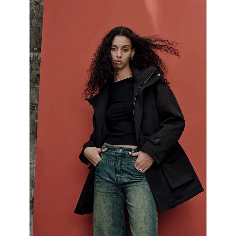 Elevated Utility Black Jacket