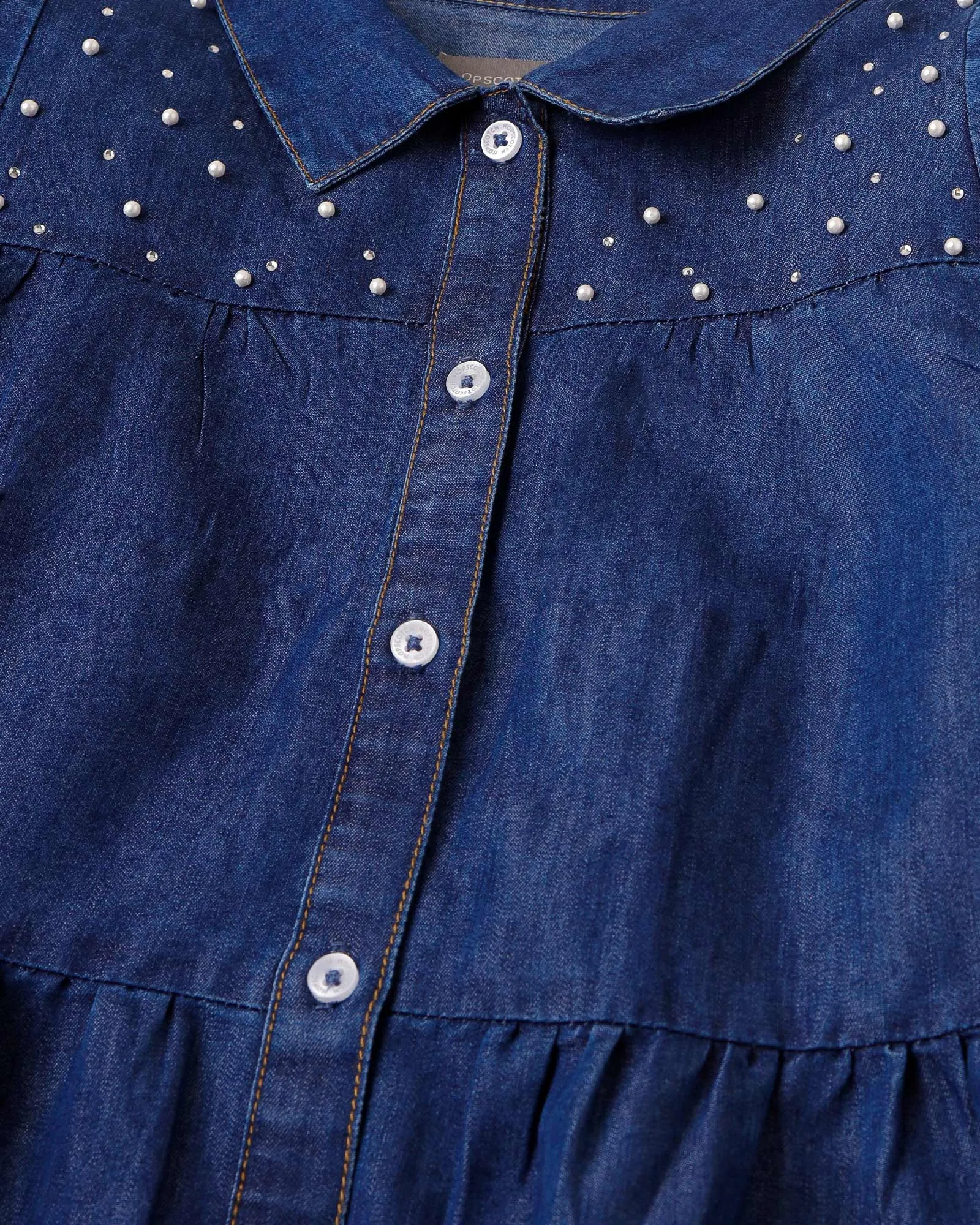 Embellished Peplum Top
