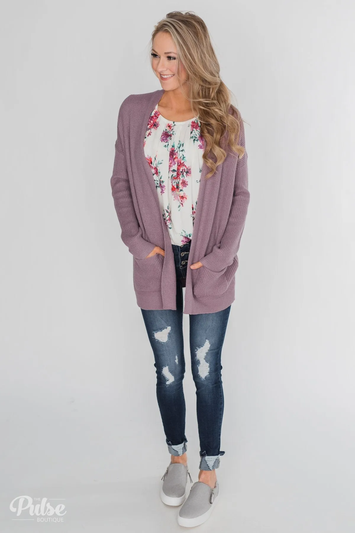 Embrace the Floral Halter Tank Top- Ivory