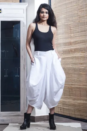 Eshna - White Dhoti Pants