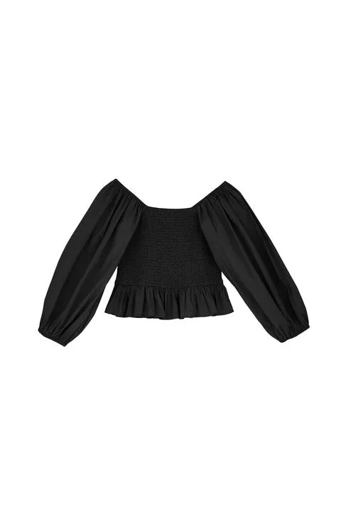 Evelyn Blouse | Black