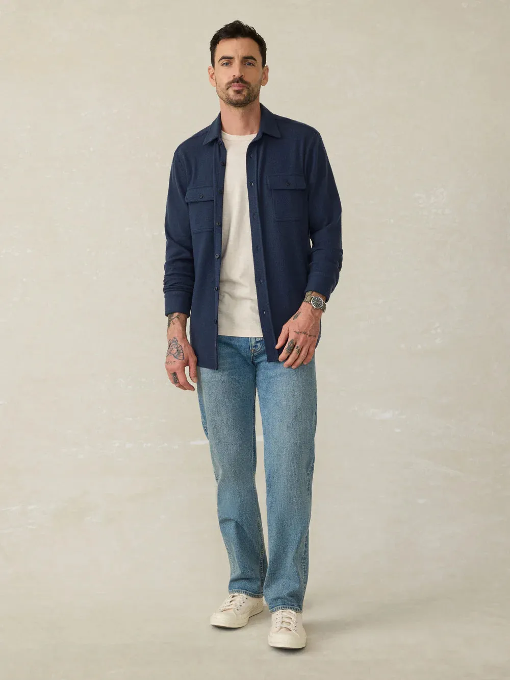 Faherty Men Legend Sweater Shirt