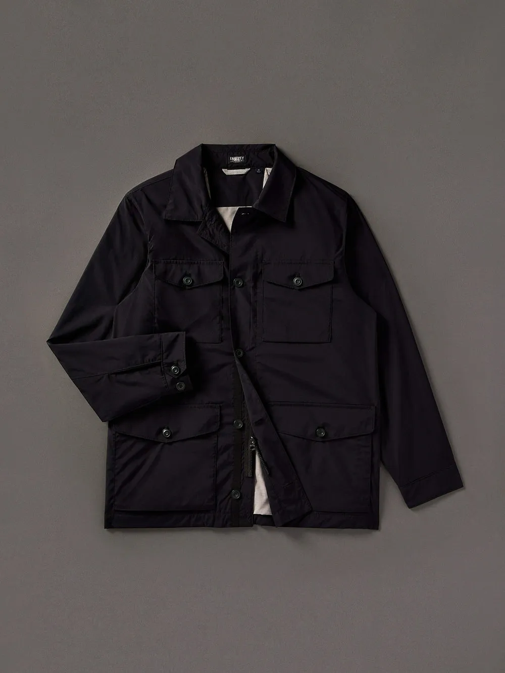 Faherty Movement Field Jacket - Winter Black