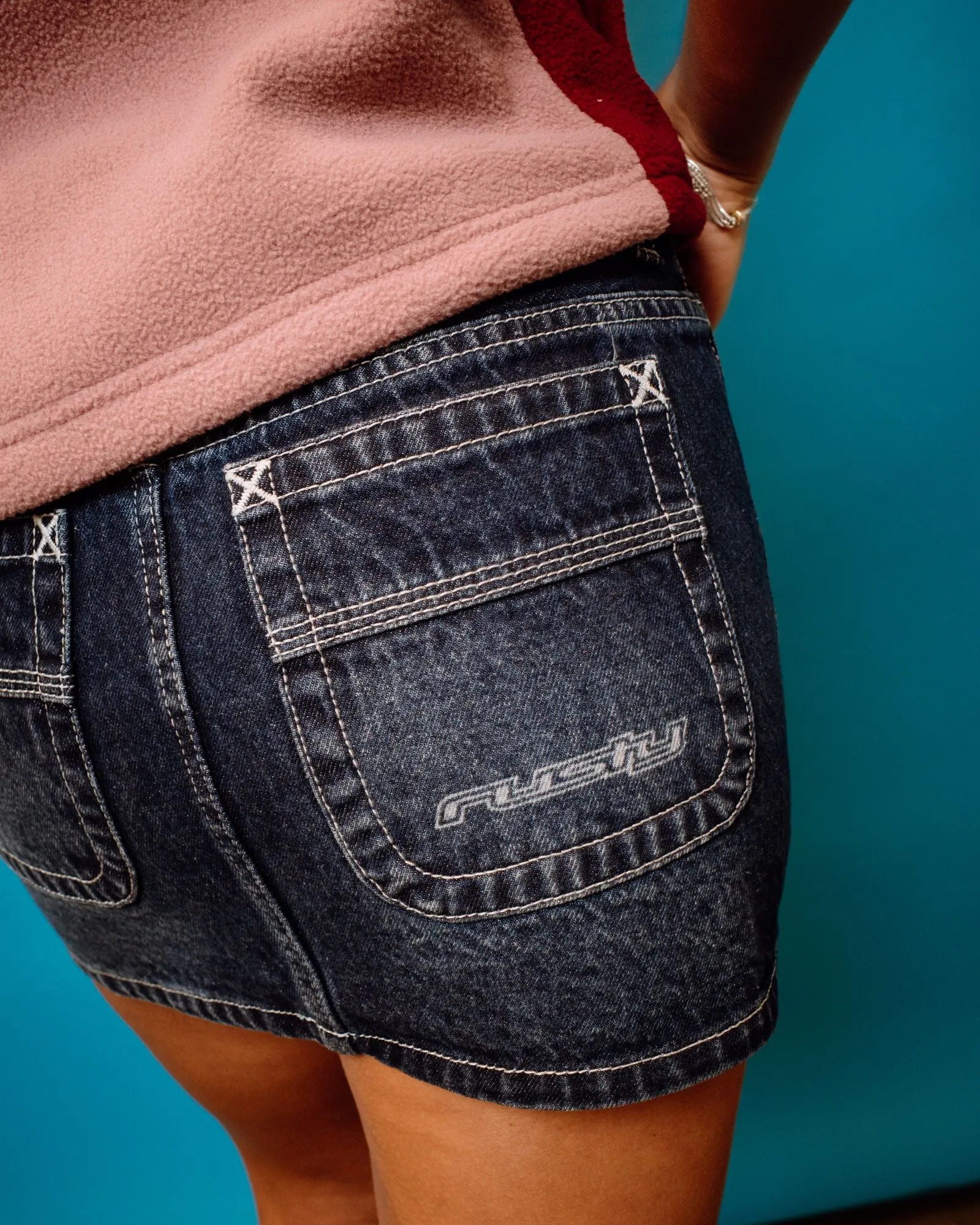 Flip Mommy DIY Mini Denim Skirt