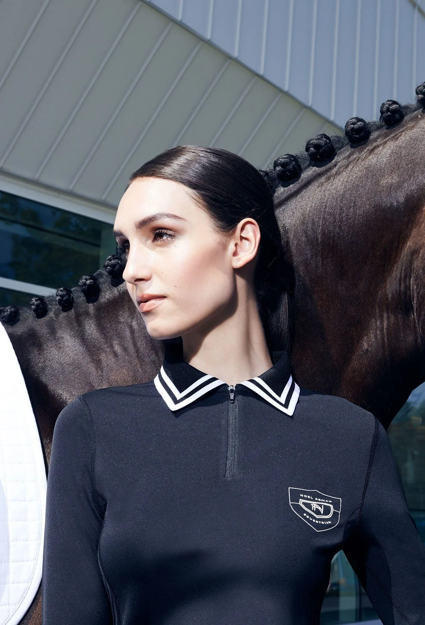 Flora Zipper Longsleeve Polo