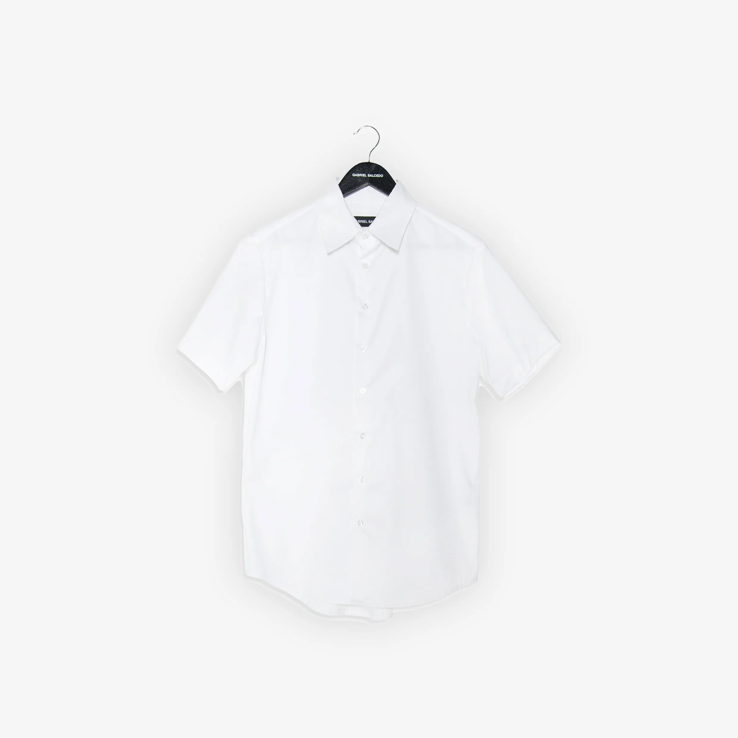 Gabriel Salcedo CREST SHORT SLEEVE BUTTON UP SHIRT