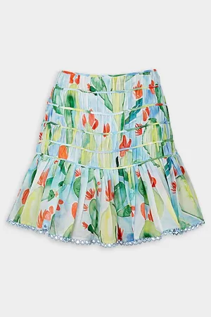 Gia Short Skirt in Barbary Print
