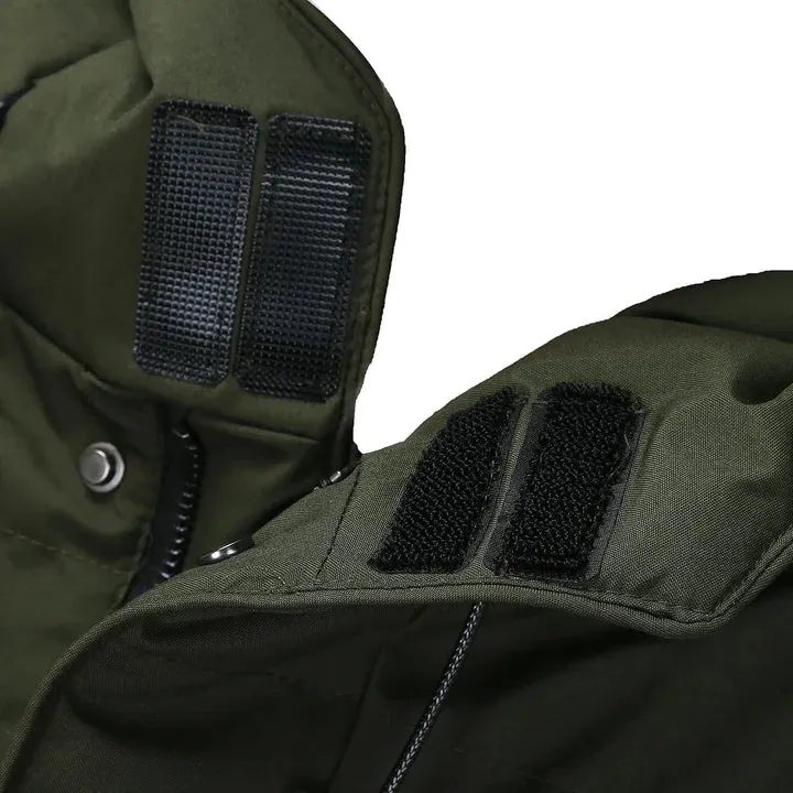 Gray long men's parka - Arne