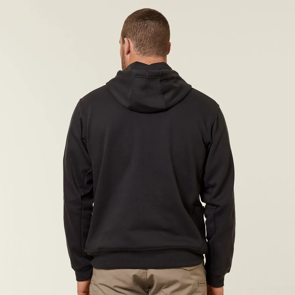 Hard Yakka Men's Workwear Fleece Hoodie - Charcoal