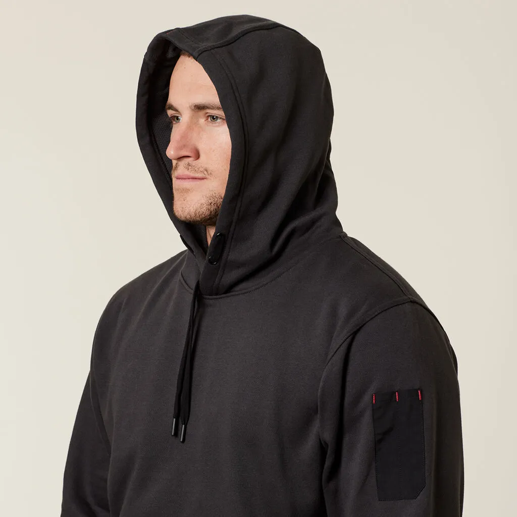 Hard Yakka Men's Workwear Fleece Hoodie - Charcoal