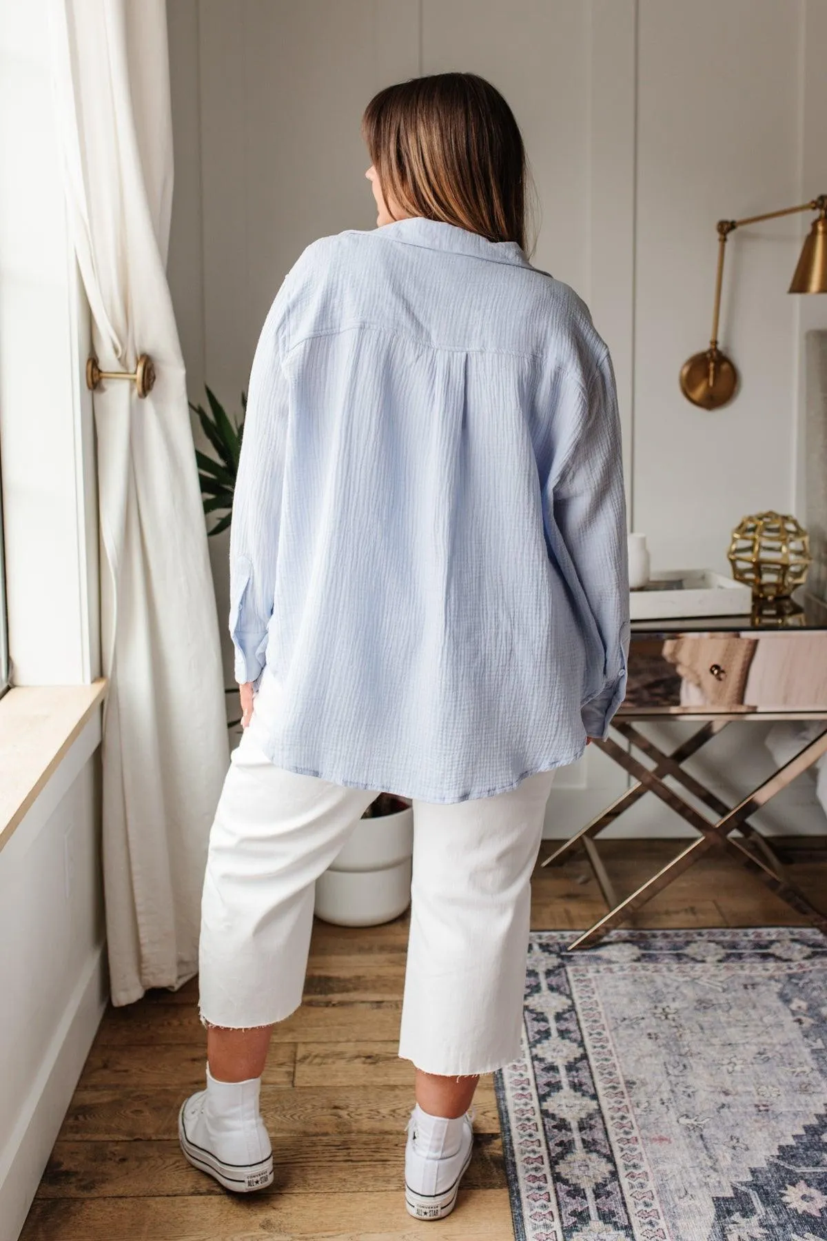 Hazel Blues® | No Doubts Button Up