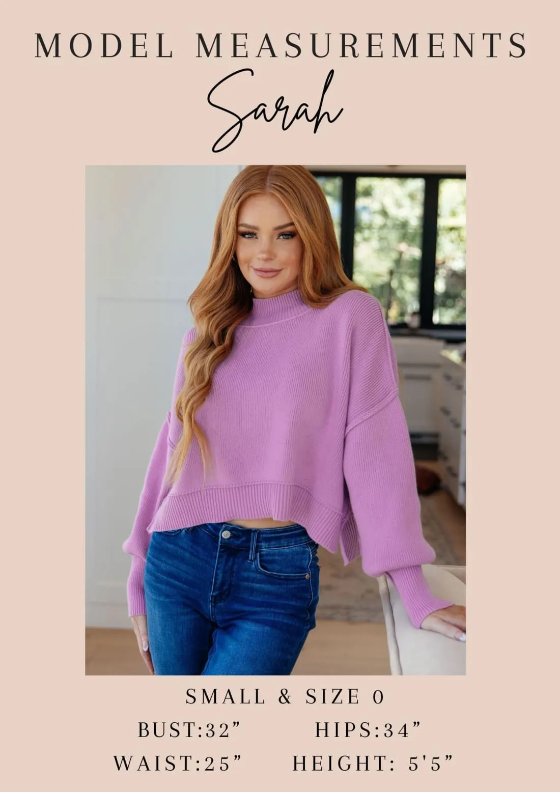 Her Favorite Records Balloon Sleeve Peplum Blouse