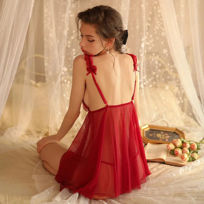 Ice lace nightdress YV47473