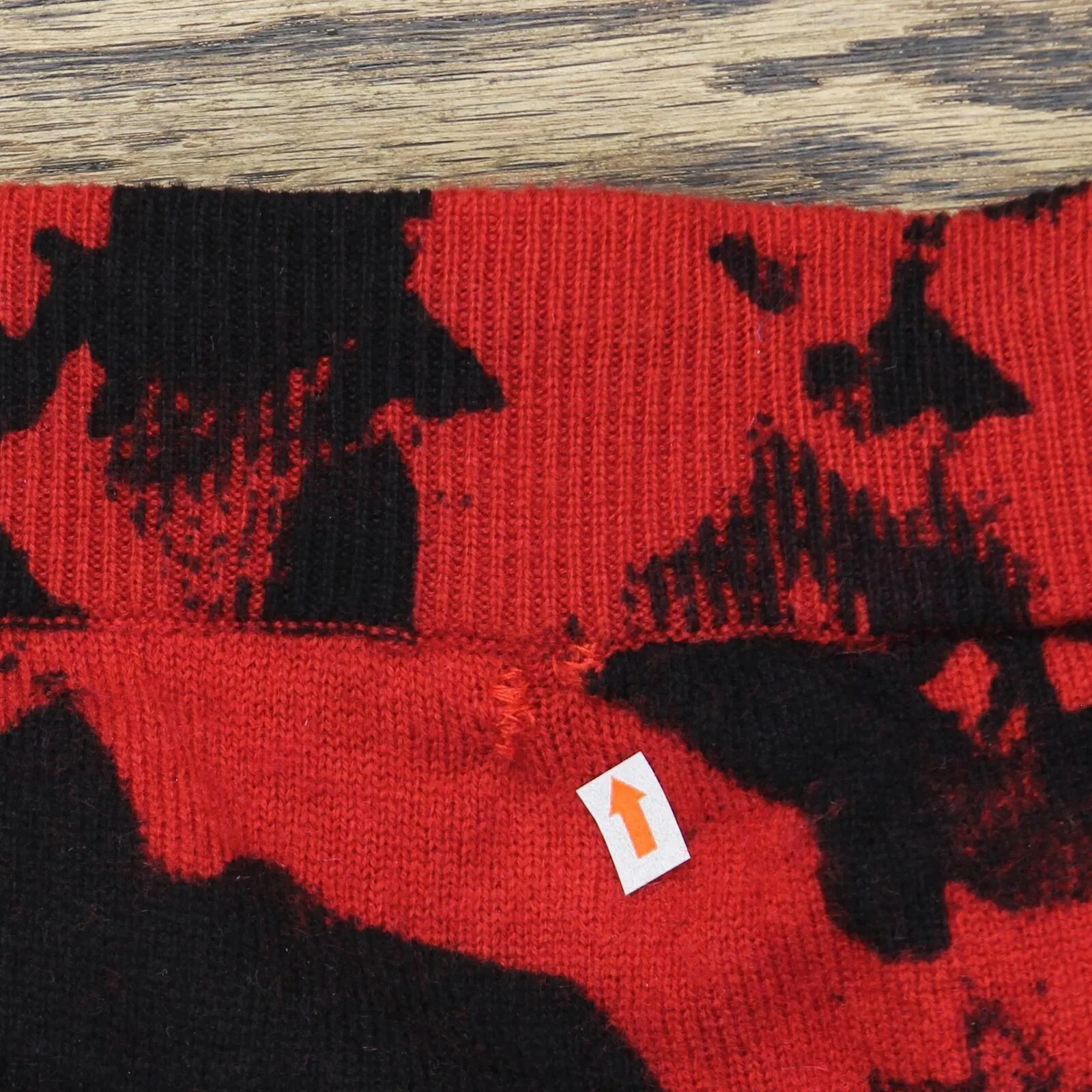 INC International Concepts Mens Cashmere Blend Tie-Dye Jogger Pants Red Wash XXL