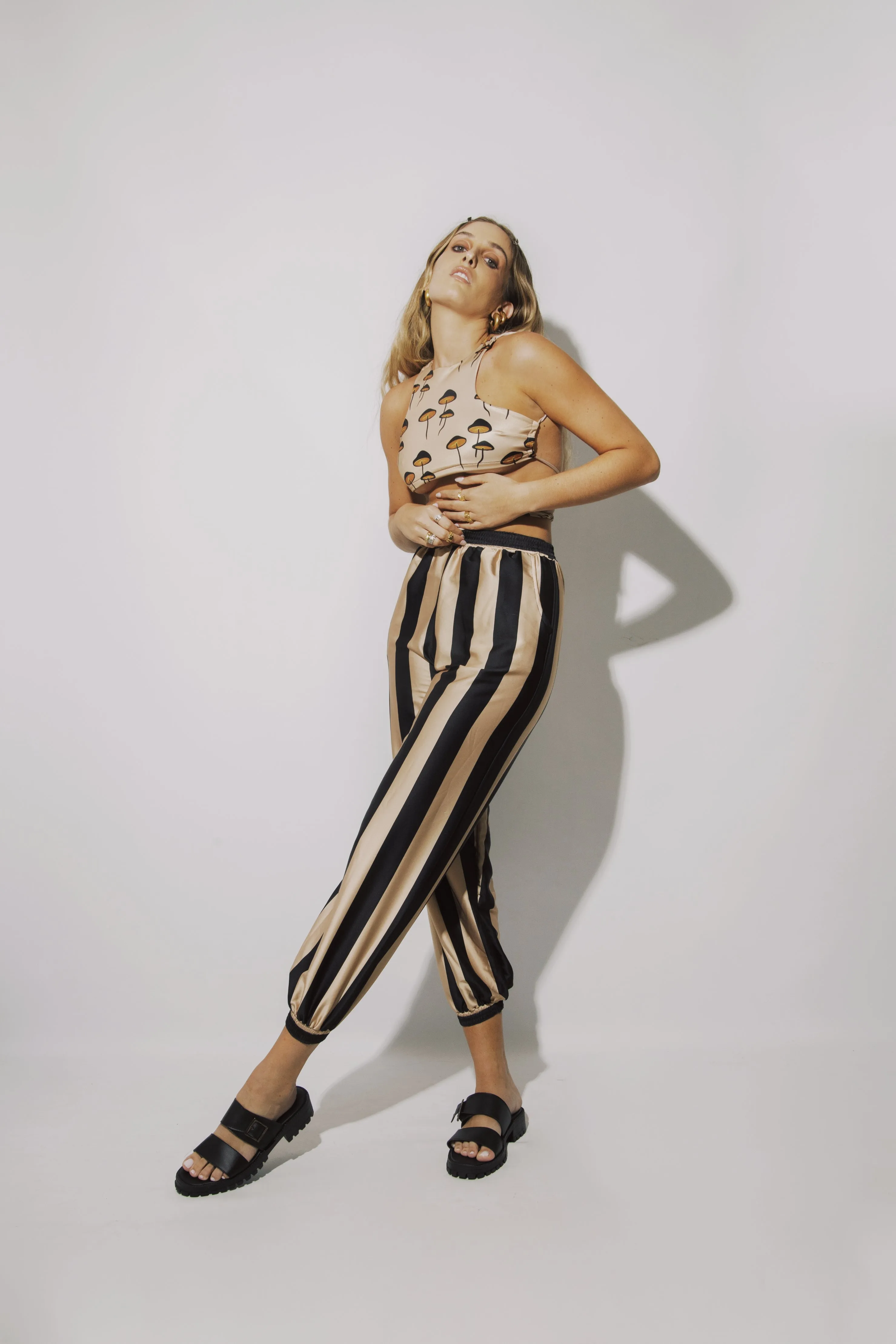 Jogger Silk  Stripes B&N