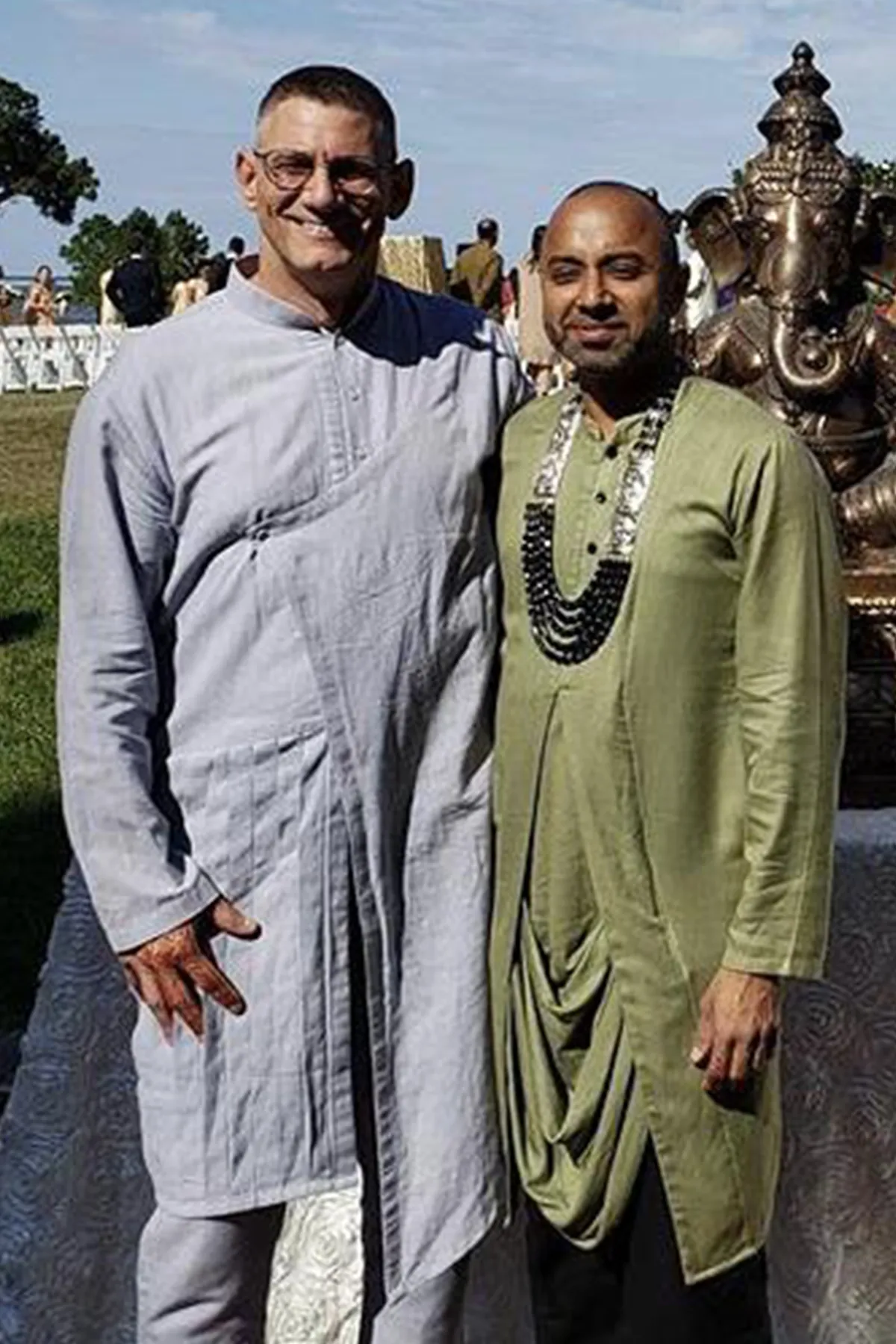 John Van Keuran - Light Blue Kurta Set