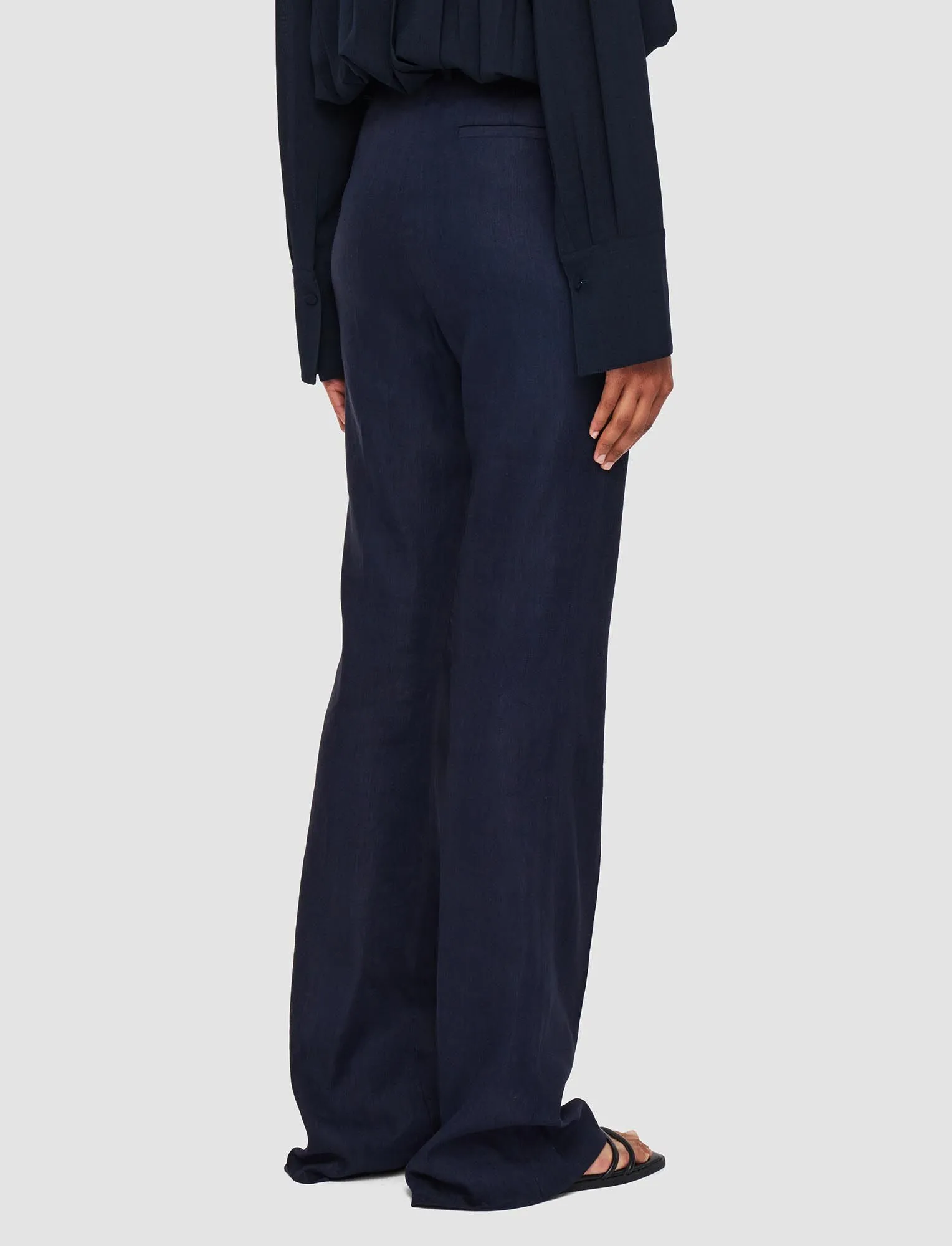 JOSEPH TAFIRA LINEN STRETCH TROUSER
