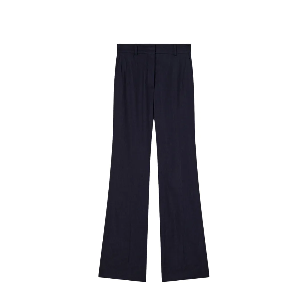 JOSEPH TAFIRA LINEN STRETCH TROUSER