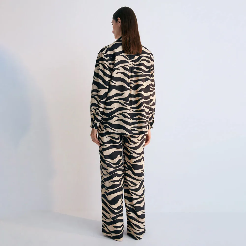 Kavala Woman's Shirt & Pants Set | Zebra