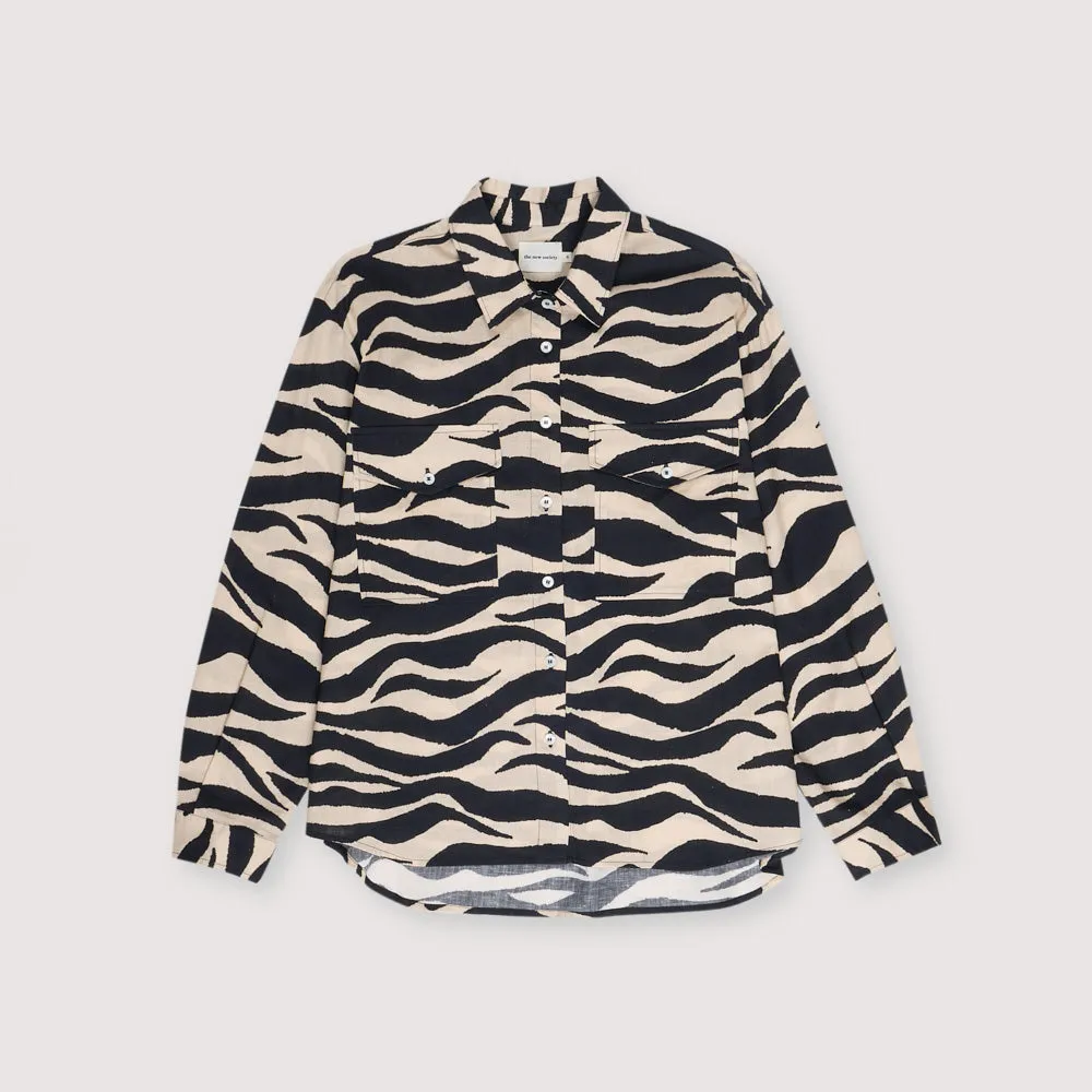 Kavala Woman's Shirt & Pants Set | Zebra