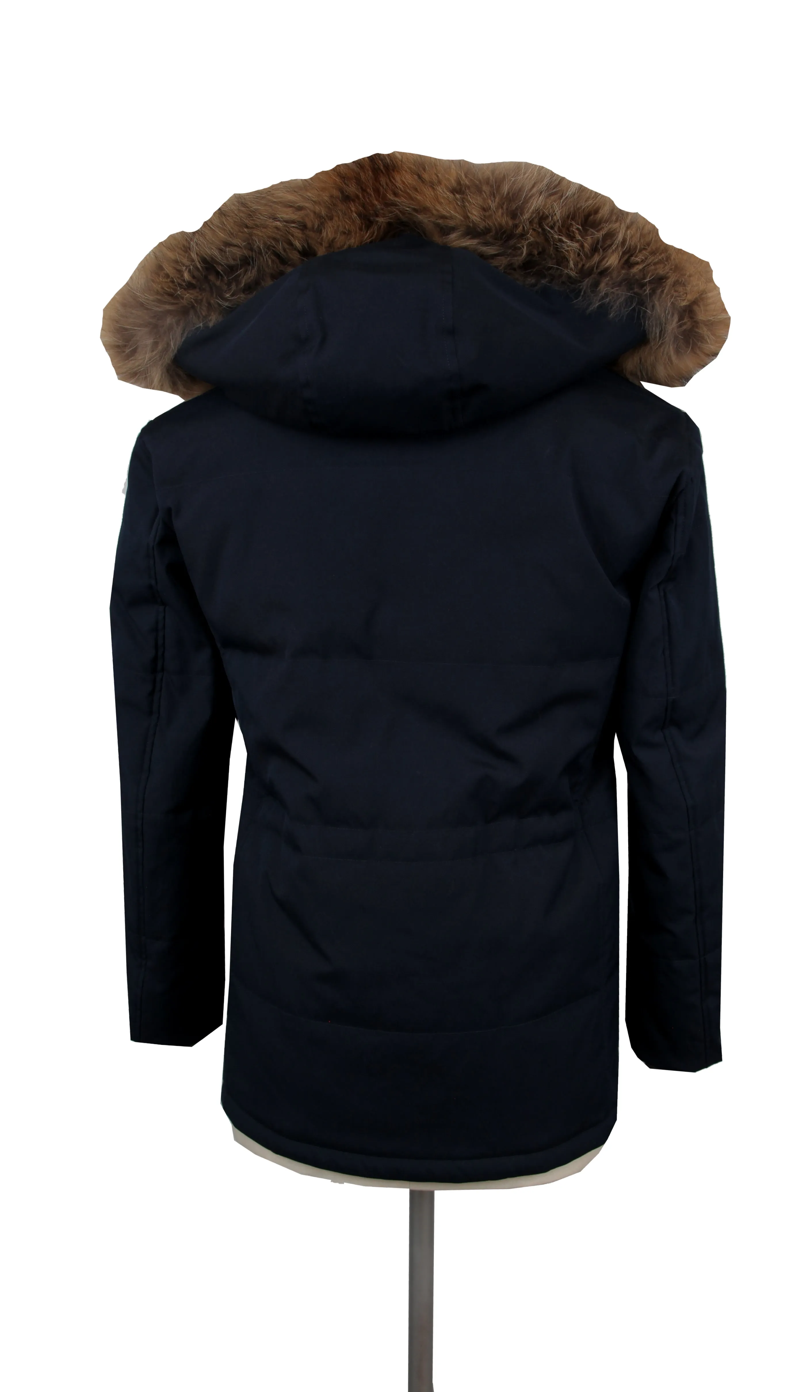 Kiton Navy Blue Parka