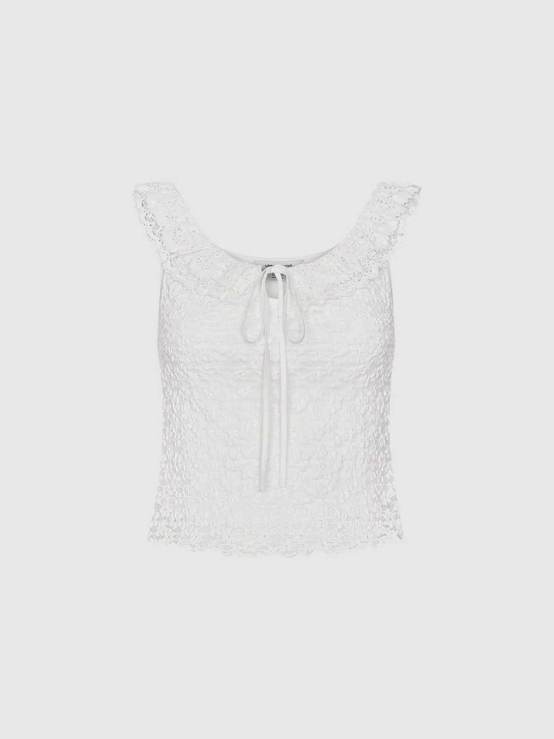 Lace Sleeveless Blouses