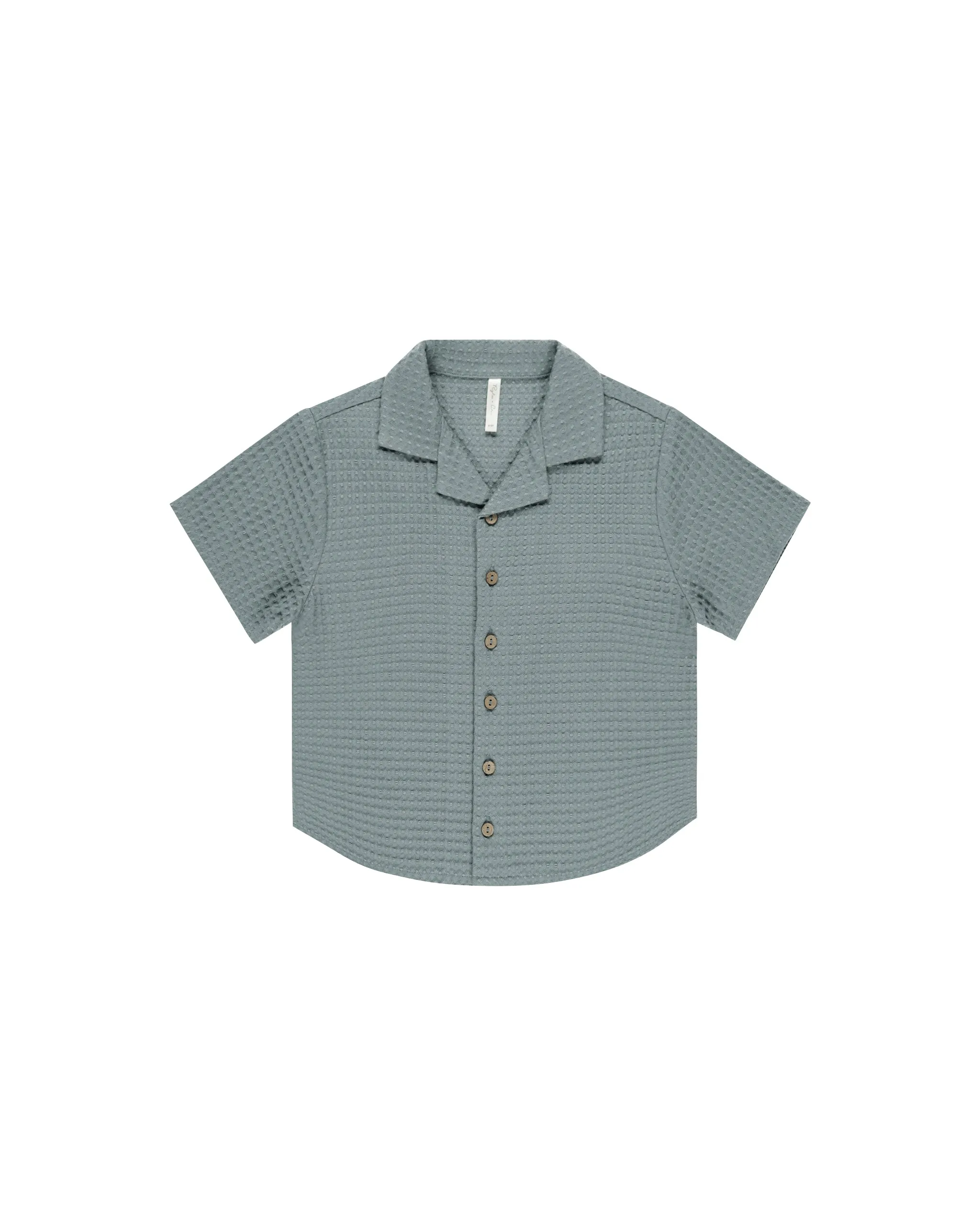 Lapel Collar Shirt || Eucalyptus