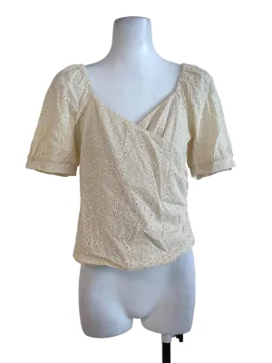 Light Yellow Lace Top