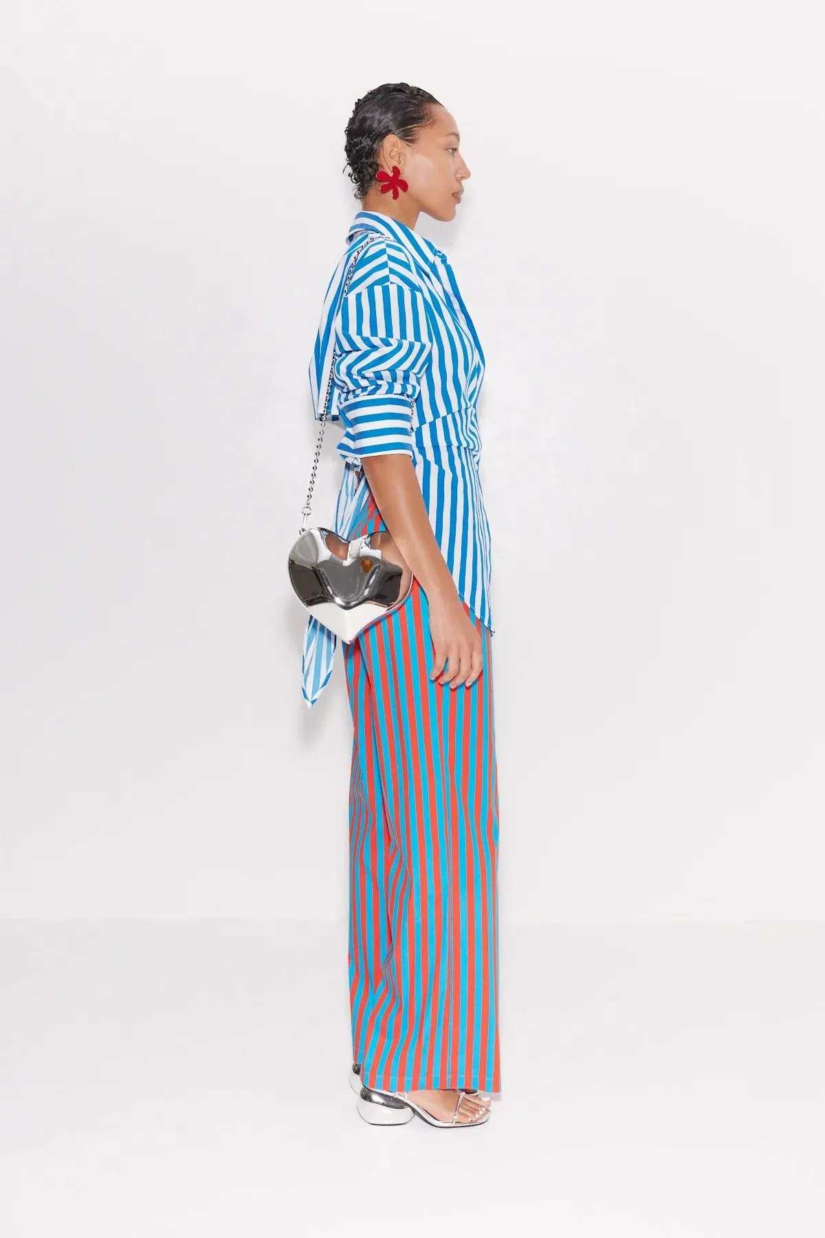 Loch Striped Poplin Button Up