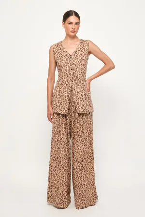 Long Vest | Draping Pant
