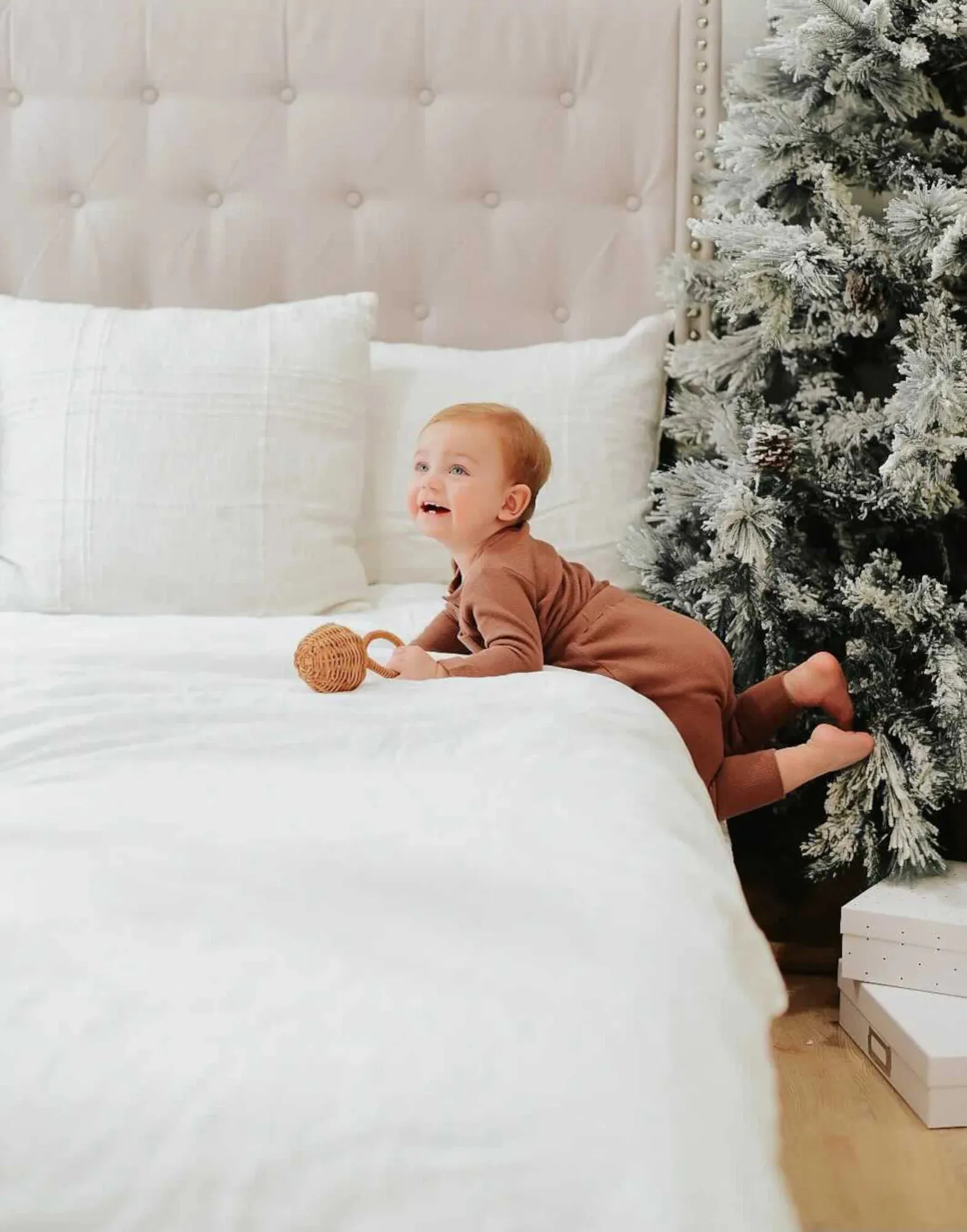 Lovedbaby - Thermal Henley & Jogger Set - Cocoa