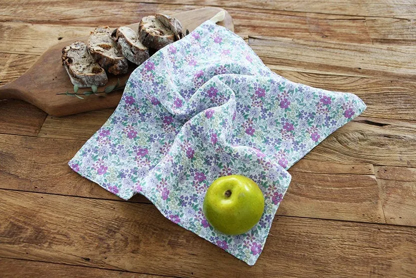 Lovely Floral Cotton Double Gauze Fabric, Pink Flower Gauze, Baby Fabric, Quality Korean Fabric - 59 Inches Wide - By the Yard 3/11173