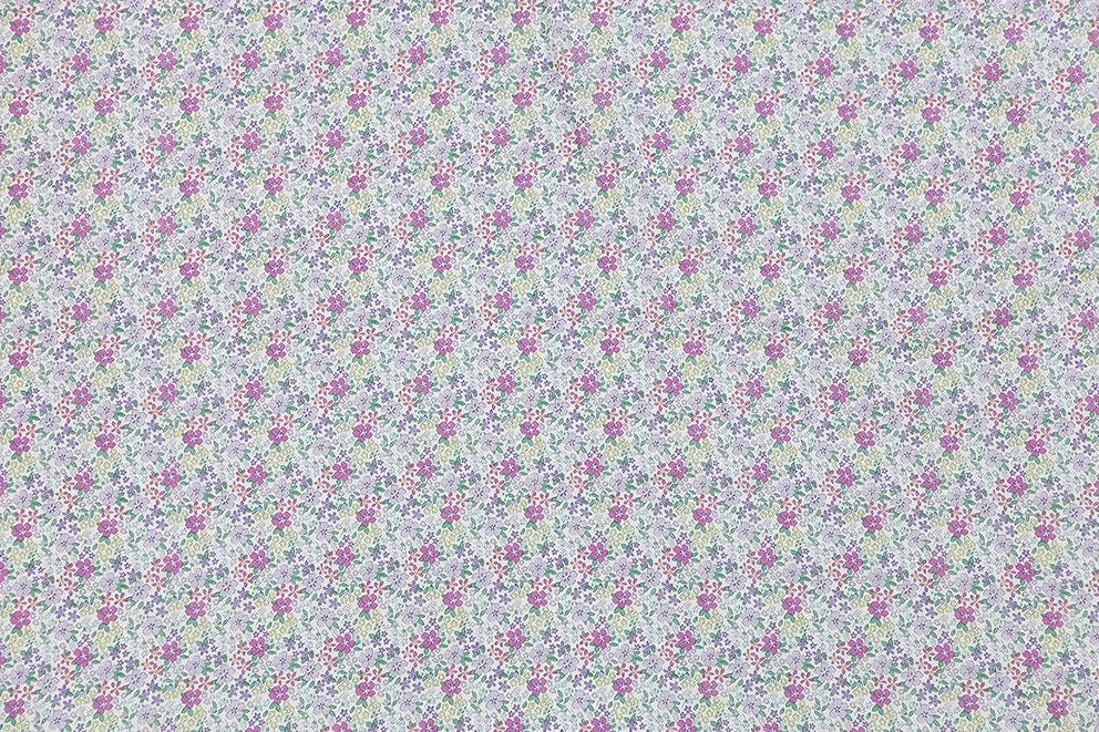 Lovely Floral Cotton Double Gauze Fabric, Pink Flower Gauze, Baby Fabric, Quality Korean Fabric - 59 Inches Wide - By the Yard 3/11173
