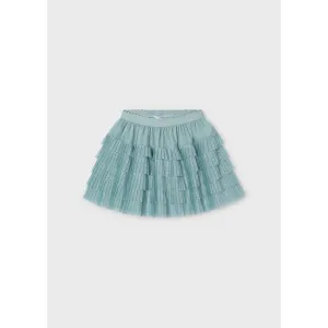 Mayoral Jade Pleated Tulle Skirt