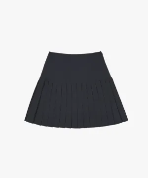 MCC Women's Pleats Mini Skirt - Dark Navy