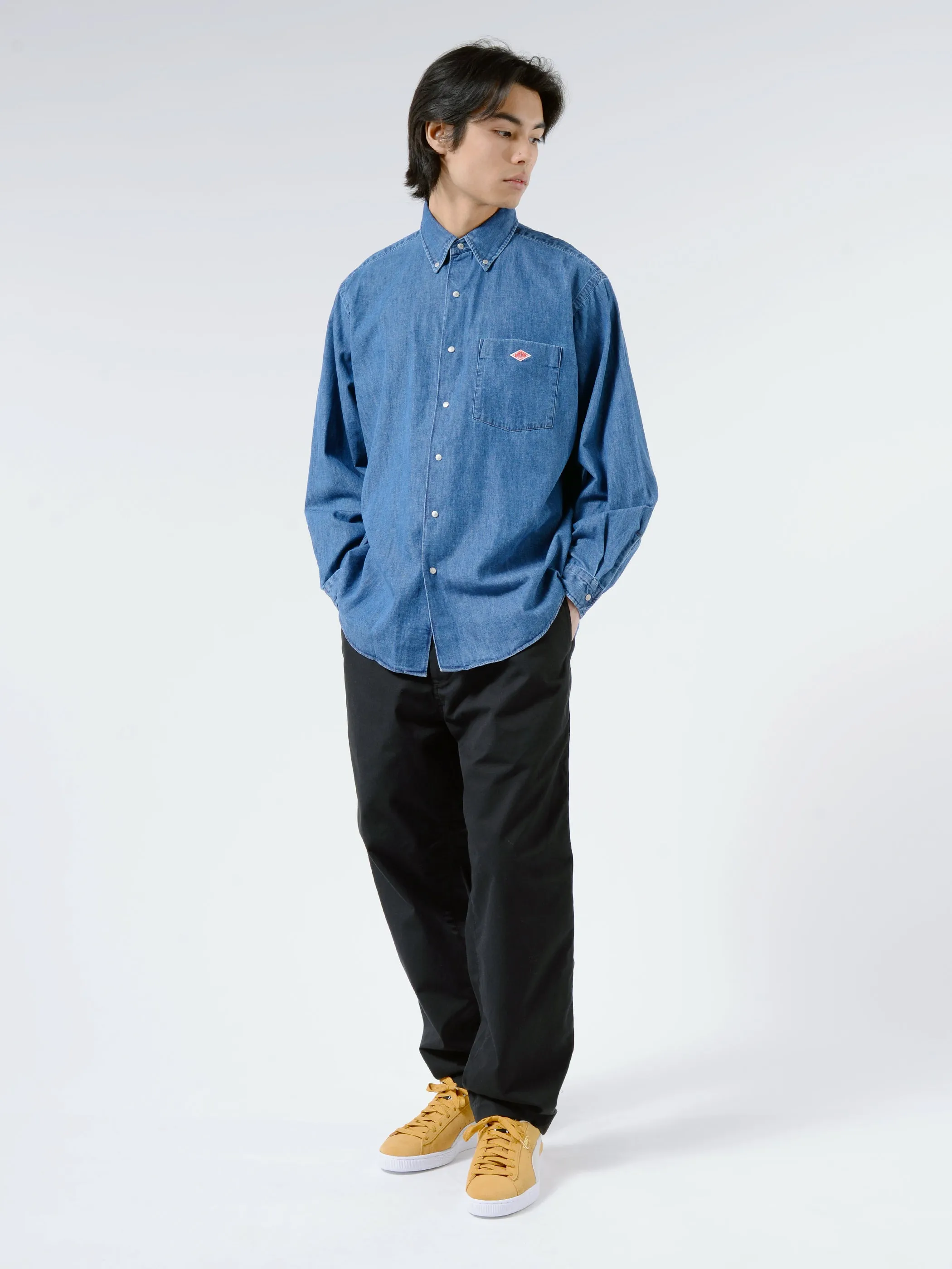 Men's Denim Dungaree B.D. Shirt