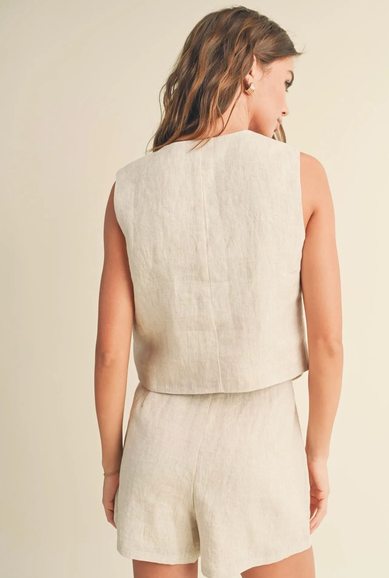Meredith Linen Shorts