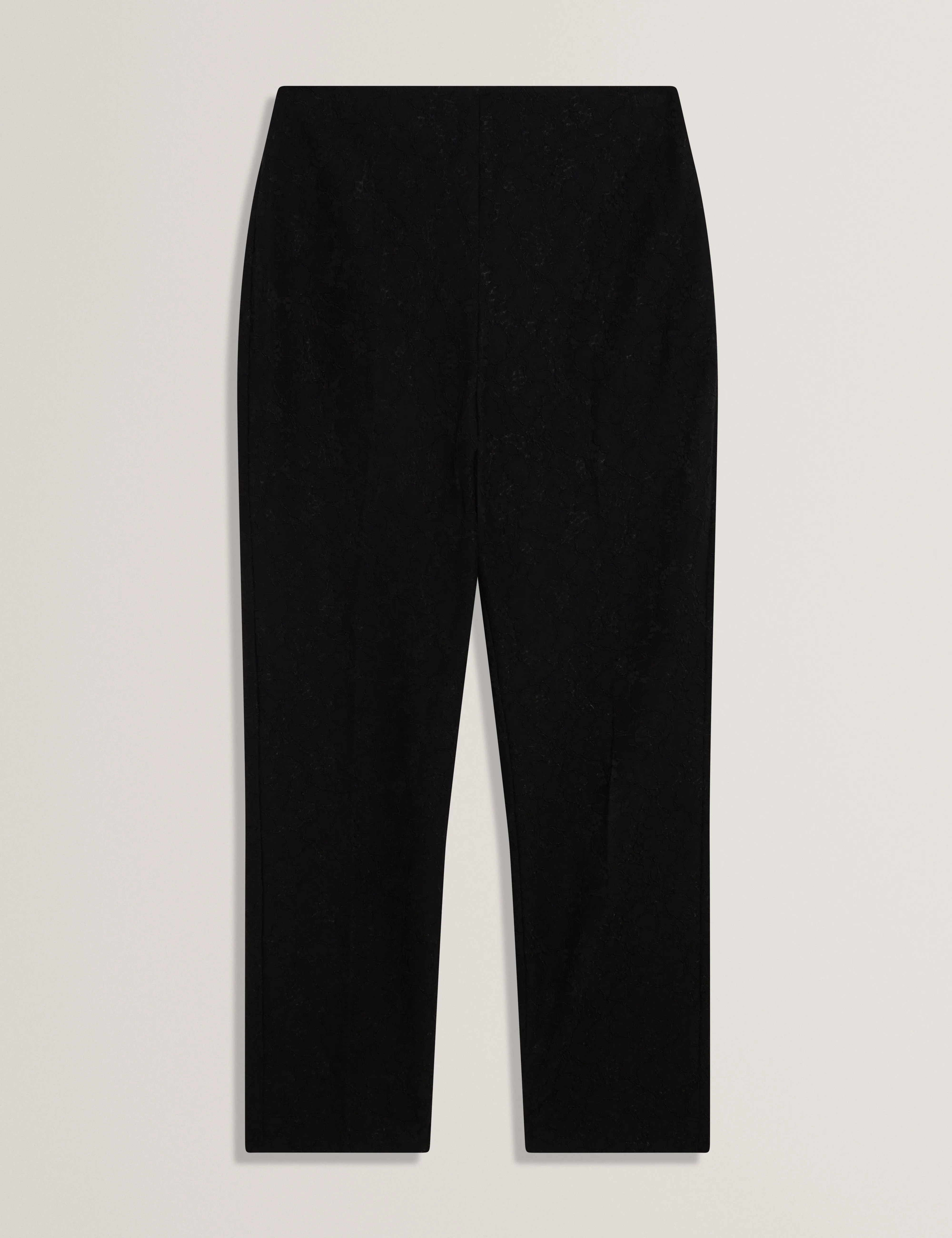 Meriot Bonded Lace Slim Trouser Black