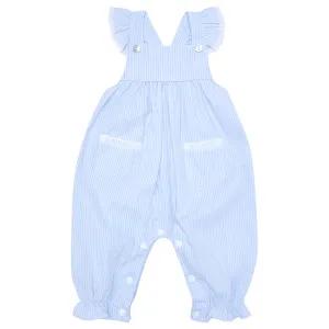 Milly Dungarees  Stripey Blue