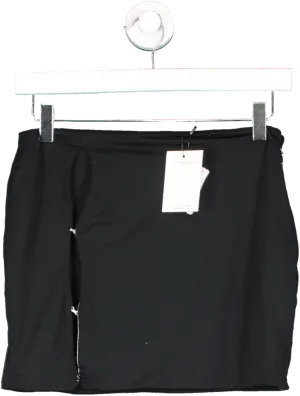 Mistress Rocks Black Omnia Mini Skirt UK S