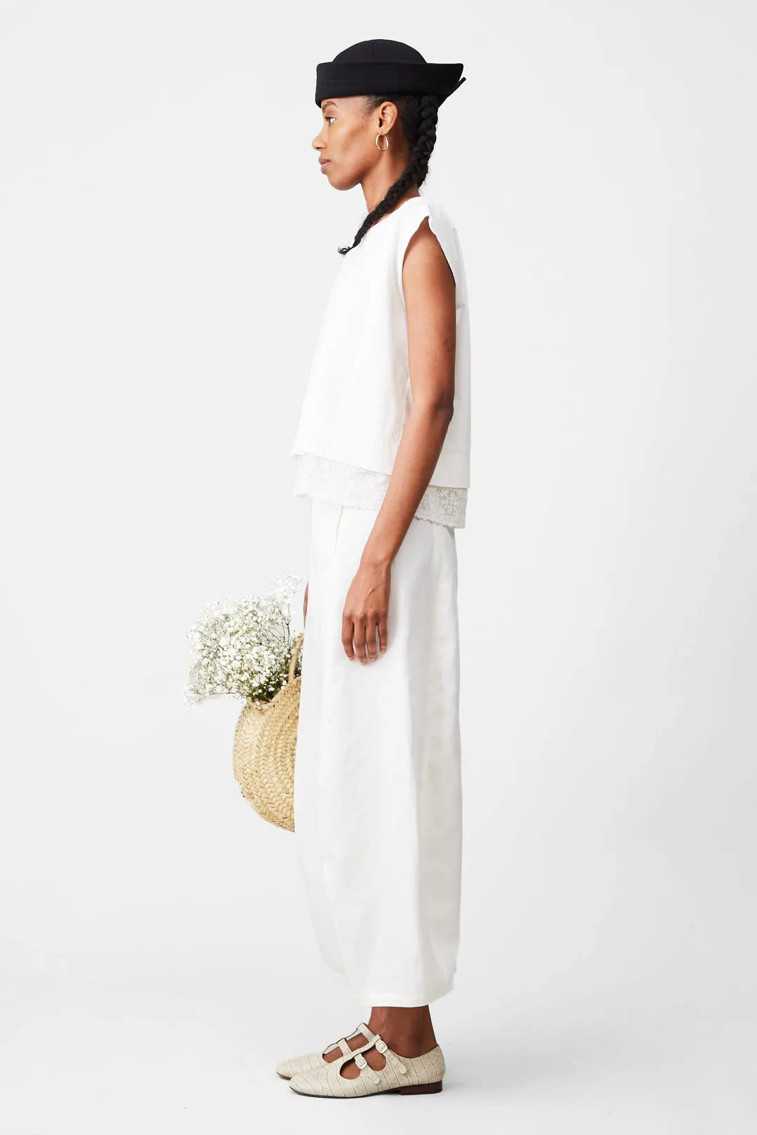 Morgan Pant in Cream