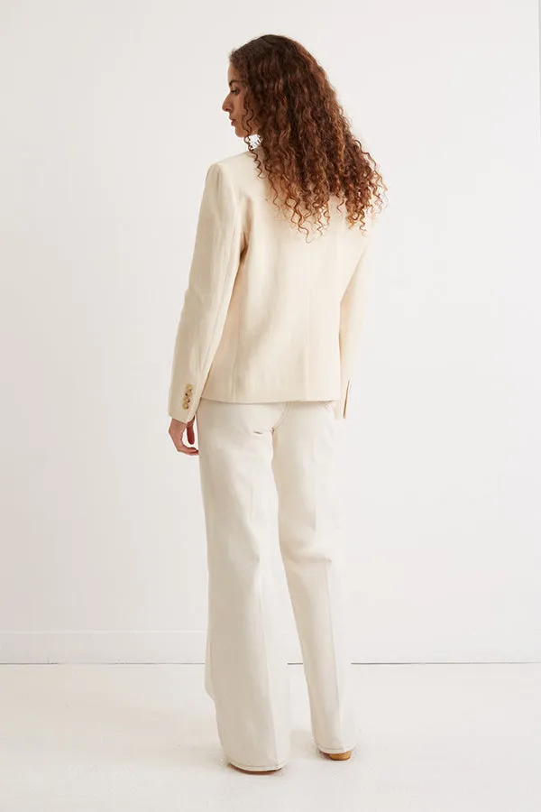 NAURIA LINEN COTTON JACKET