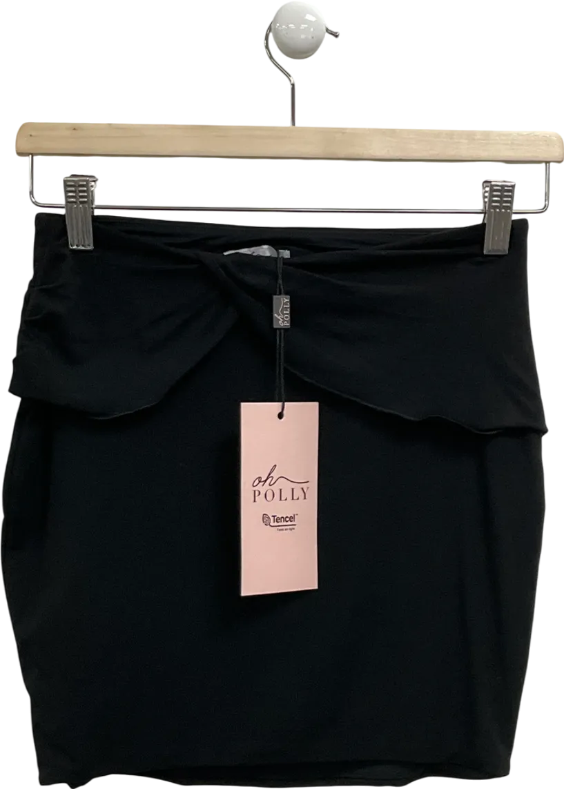 Oh Polly Black Mini Skirt UK M